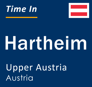 Current local time in Hartheim, Upper Austria, Austria