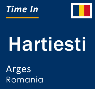 Current time in Hartiesti, Arges, Romania