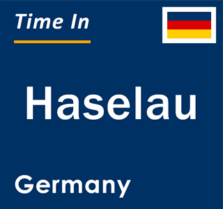 Current local time in Haselau, Germany