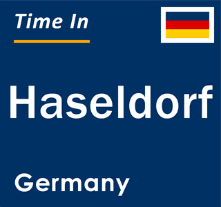 Current local time in Haseldorf, Germany