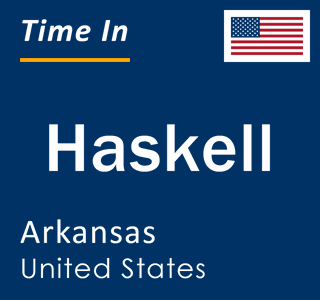 Current local time in Haskell, Arkansas, United States