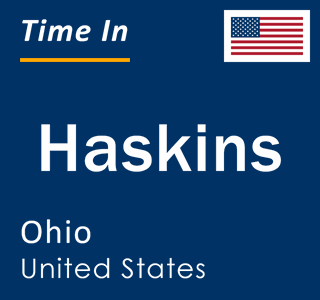 Current local time in Haskins, Ohio, United States