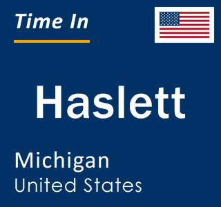 Current local time in Haslett, Michigan, United States