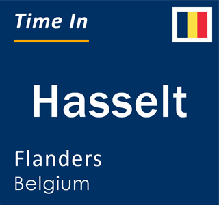 Current local time in Hasselt, Flanders, Belgium