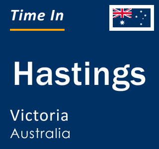 Current local time in Hastings, Victoria, Australia