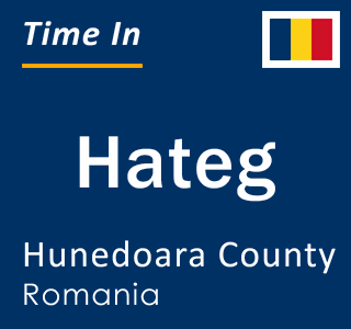 Current local time in Hateg, Hunedoara County, Romania