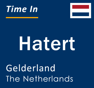 Current local time in Hatert, Gelderland, The Netherlands