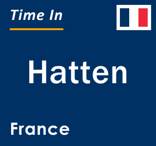 Current Time in Hatten