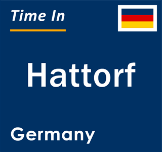 Current local time in Hattorf, Germany