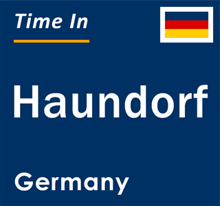 Current local time in Haundorf, Germany