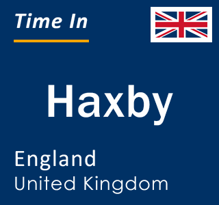 Current Time in Haxby