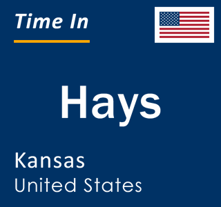 Current local time in Hays, Kansas, United States