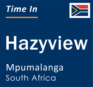 Current local time in Hazyview, Mpumalanga, South Africa
