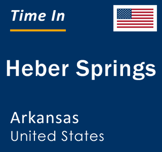 Current local time in Heber Springs, Arkansas, United States