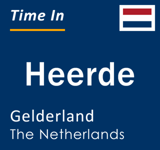 Current local time in Heerde, Gelderland, The Netherlands