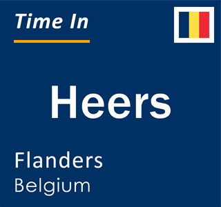 Current local time in Heers, Flanders, Belgium