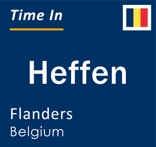 Current local time in Heffen, Flanders, Belgium