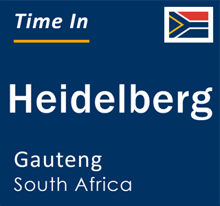 Current local time in Heidelberg, Gauteng, South Africa