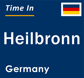 Current local time in Heilbronn, Germany