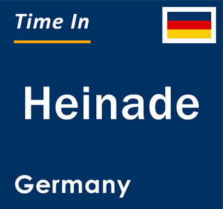 Current local time in Heinade, Germany