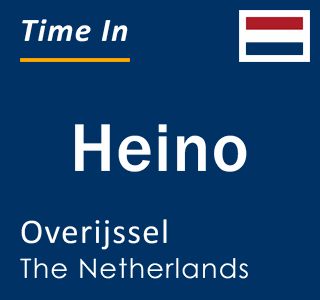 Current local time in Heino, Overijssel, The Netherlands
