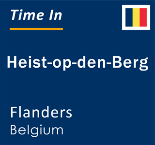 Current local time in Heist-op-den-Berg, Flanders, Belgium