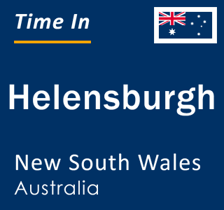 Current local time in Helensburgh, New South Wales, Australia