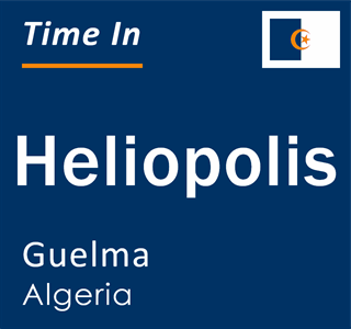 Current local time in Heliopolis, Guelma, Algeria