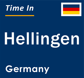 Current local time in Hellingen, Germany