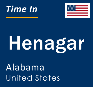 Current local time in Henagar, Alabama, United States