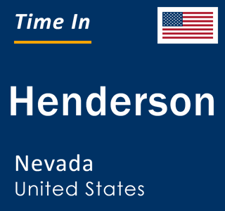Current local time in Henderson, Nevada, United States