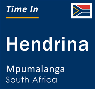 Current local time in Hendrina, Mpumalanga, South Africa