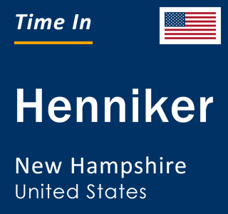 Current local time in Henniker, New Hampshire, United States