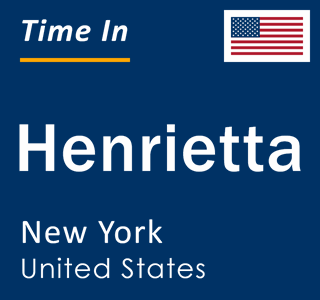 Current local time in Henrietta, New York, United States