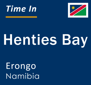 Current local time in Henties Bay, Erongo, Namibia