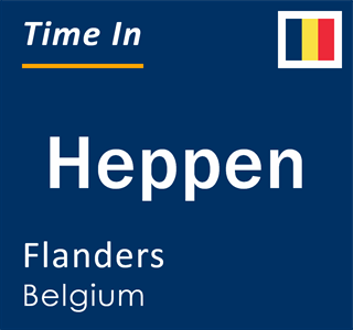 Current local time in Heppen, Flanders, Belgium