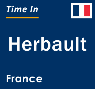 Current local time in Herbault, France