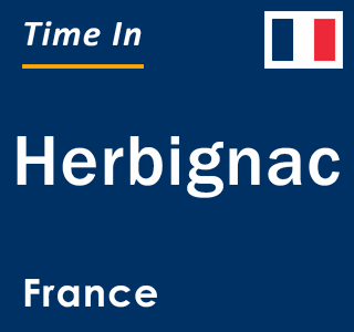 Current local time in Herbignac, France