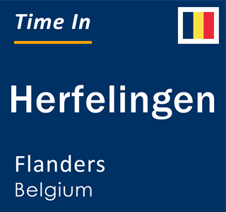 Current local time in Herfelingen, Flanders, Belgium