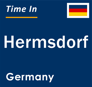 Current local time in Hermsdorf, Germany