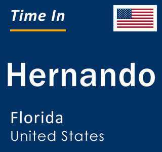 Current local time in Hernando, Florida, United States