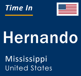 Current local time in Hernando, Mississippi, United States