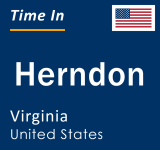 Current local time in Herndon, Virginia, United States