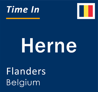 Current local time in Herne, Flanders, Belgium