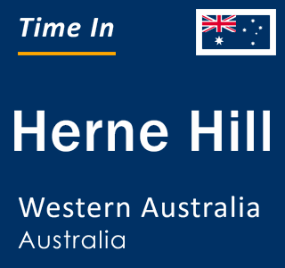 Current local time in Herne Hill, Western Australia, Australia