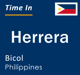 Current local time in Herrera, Bicol, Philippines