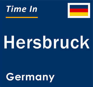 Current local time in Hersbruck, Germany