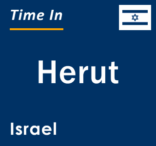 Current local time in Herut, Israel