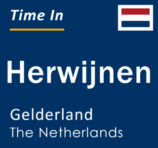 Current local time in Herwijnen, Gelderland, The Netherlands