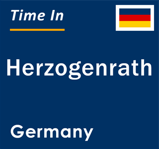 Current local time in Herzogenrath, Germany